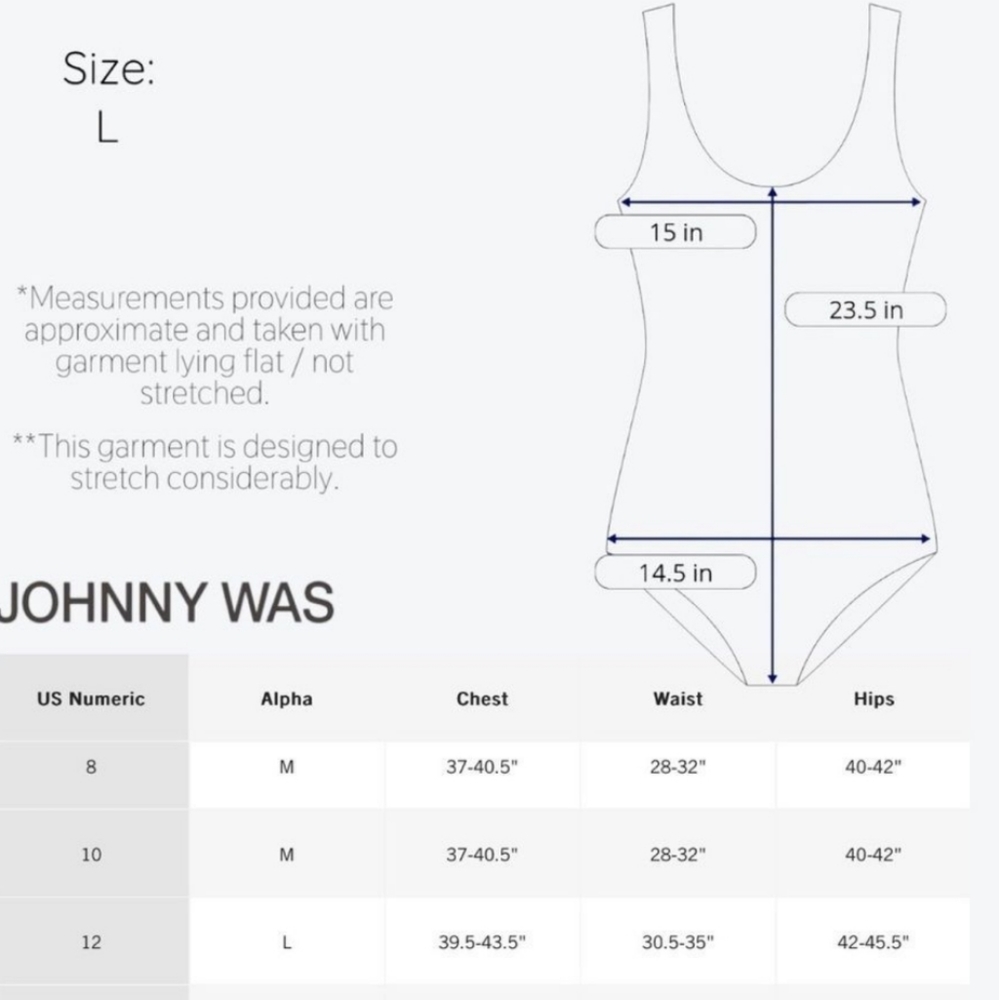 Johnny Was Japer Ruched One Piece Swimsuit - Picture 7 of 7